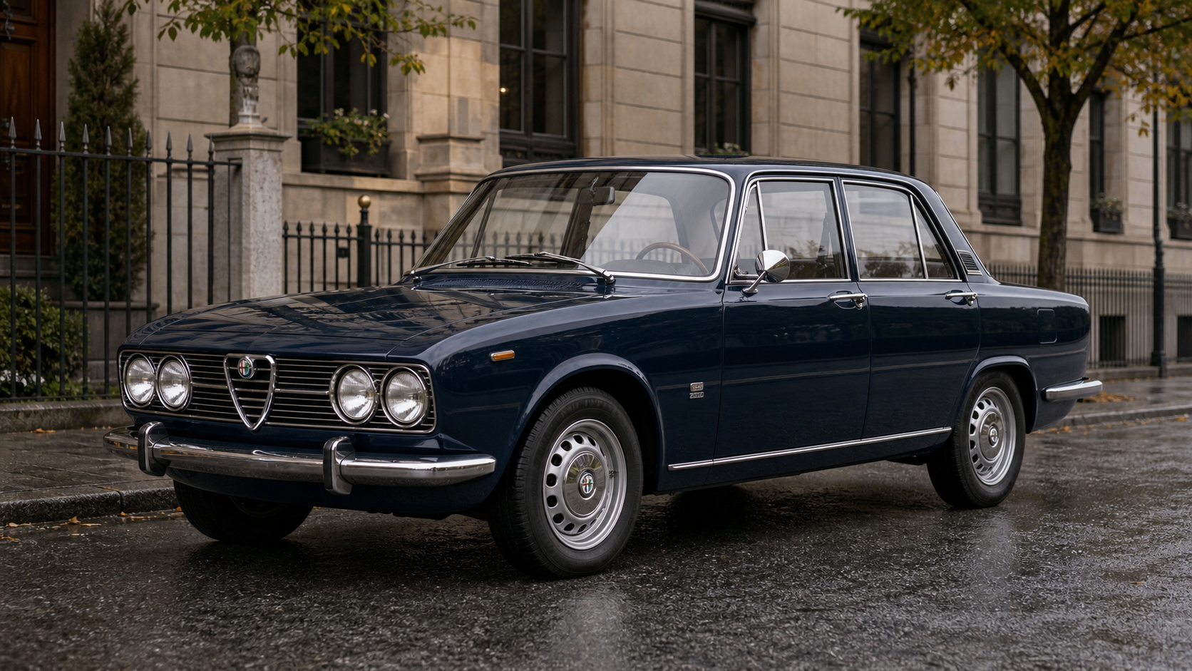 Alfa Romeo 2000 Berlina – kuvitus