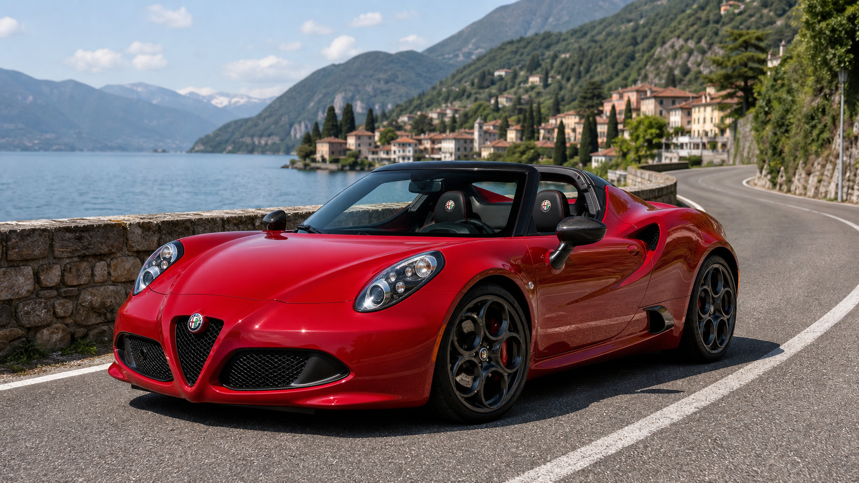 Alfa Romeo 4C Spider – kuvitus