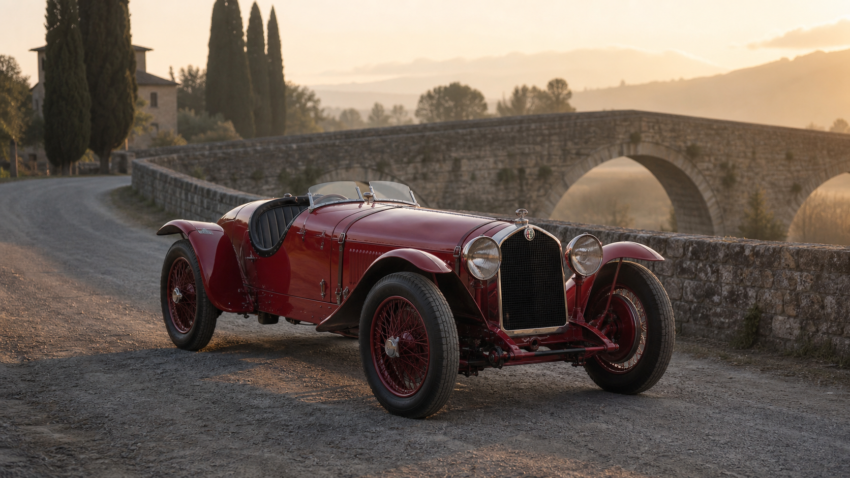 Alfa Romeo 6C 1750 – kuvitus
