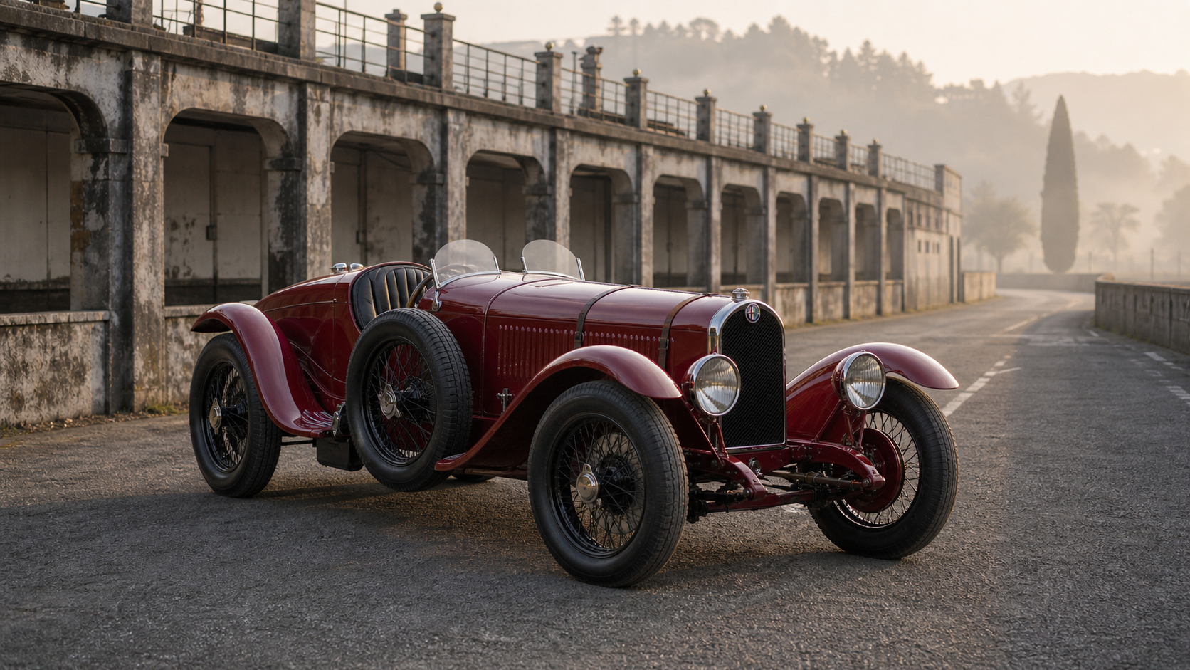 Alfa Romeo 8C 2300 – kuvitus