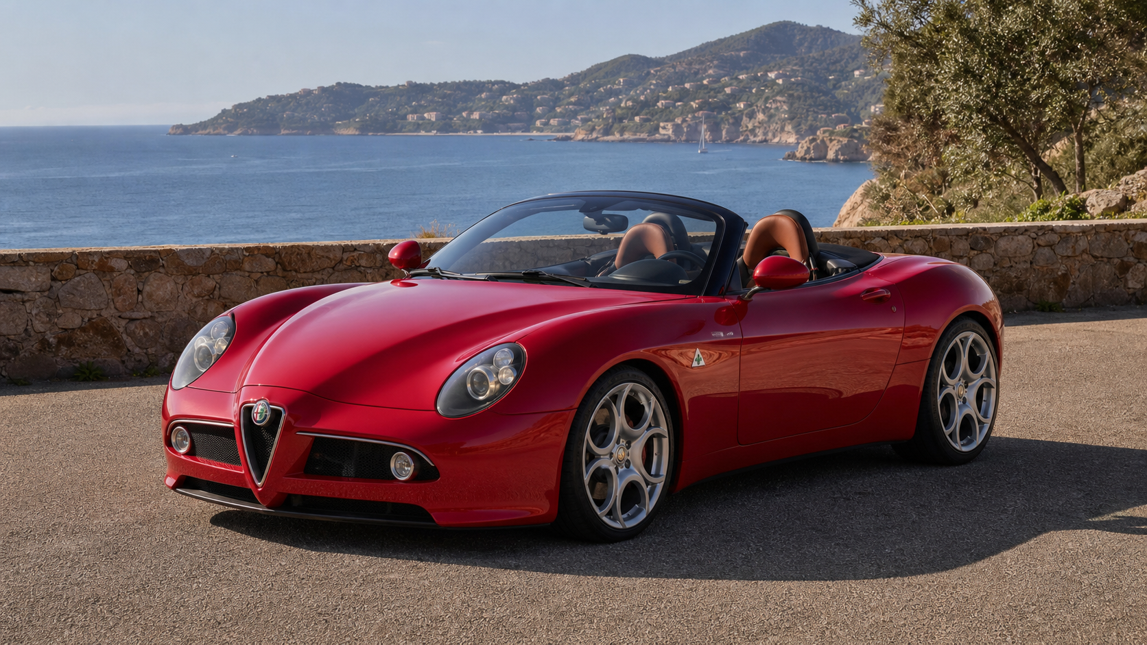 Alfa Romeo 8C Spider – kuvitus