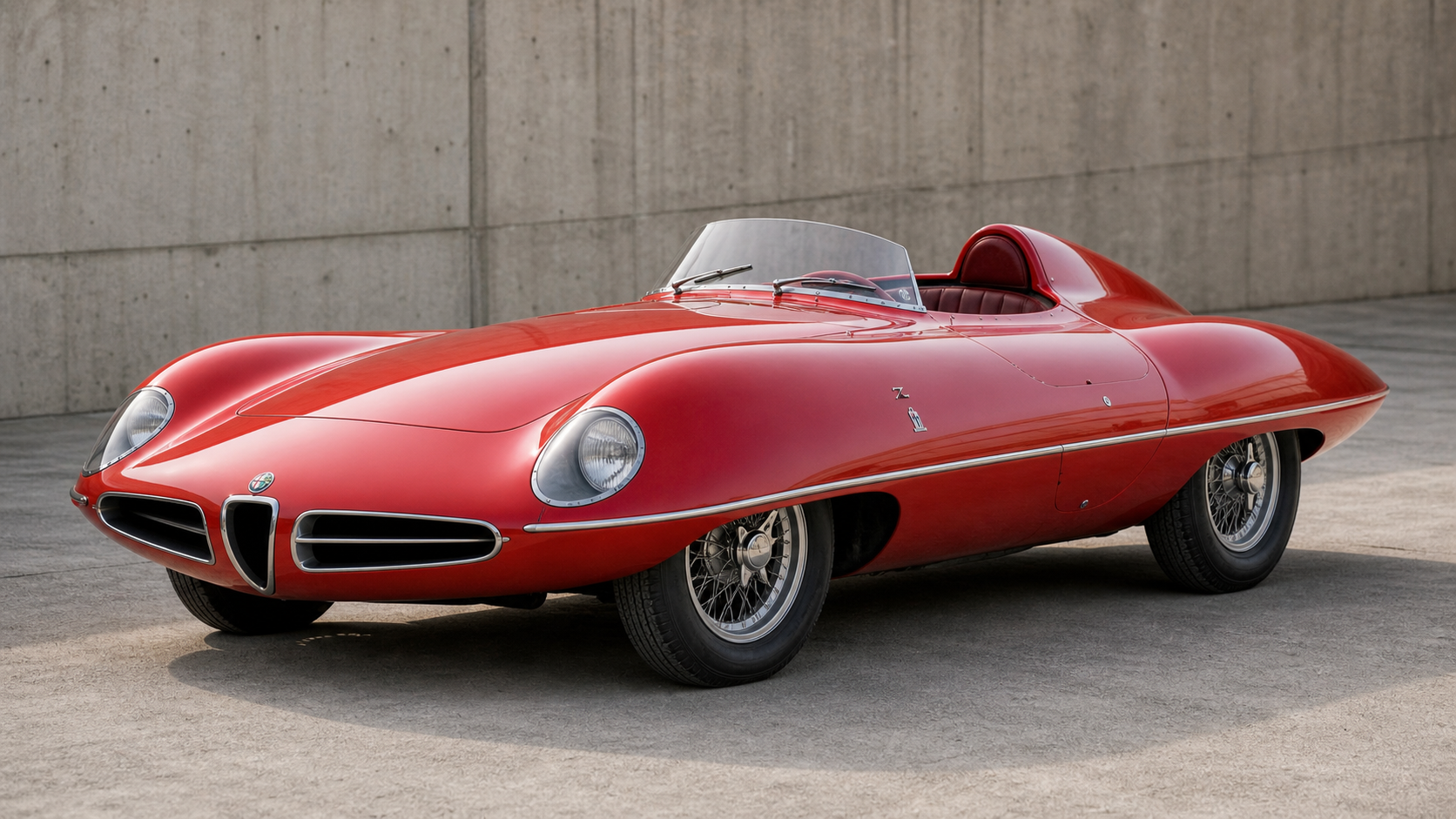 Alfa Romeo Disco Volante – kuvitus