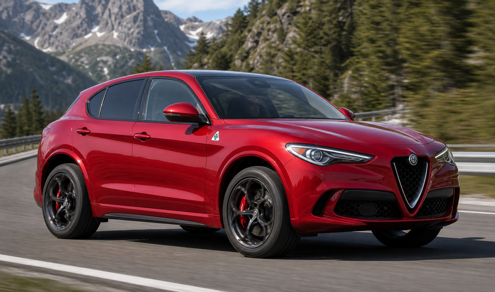 Alfa Romeo Stelvio Quadrifoglio – kuvitus