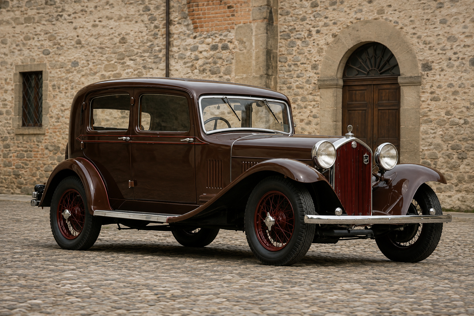 Alfa Romeo 6C 1900 Gran Turismo – kuvitus